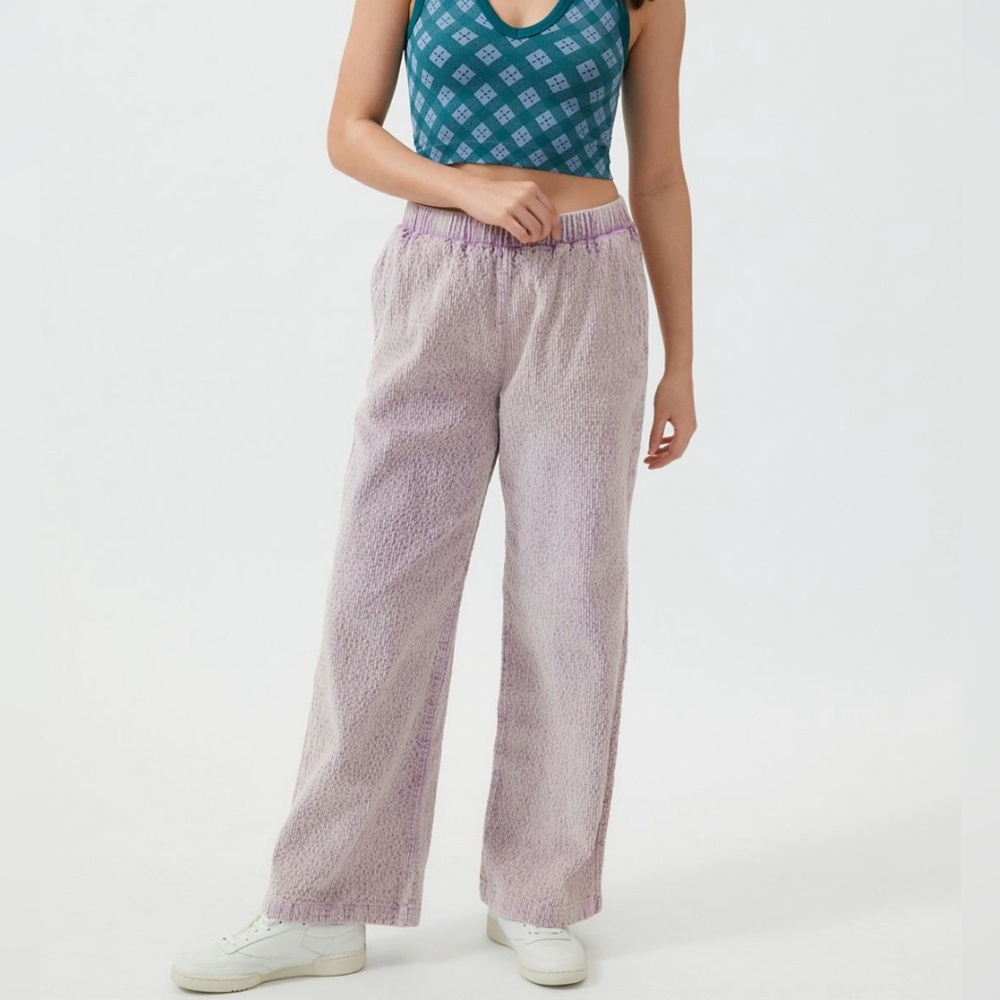 Urban Outfitters BDG Lilac Textured Trousers